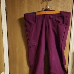 Purple Pants Artcix Snow Pants large